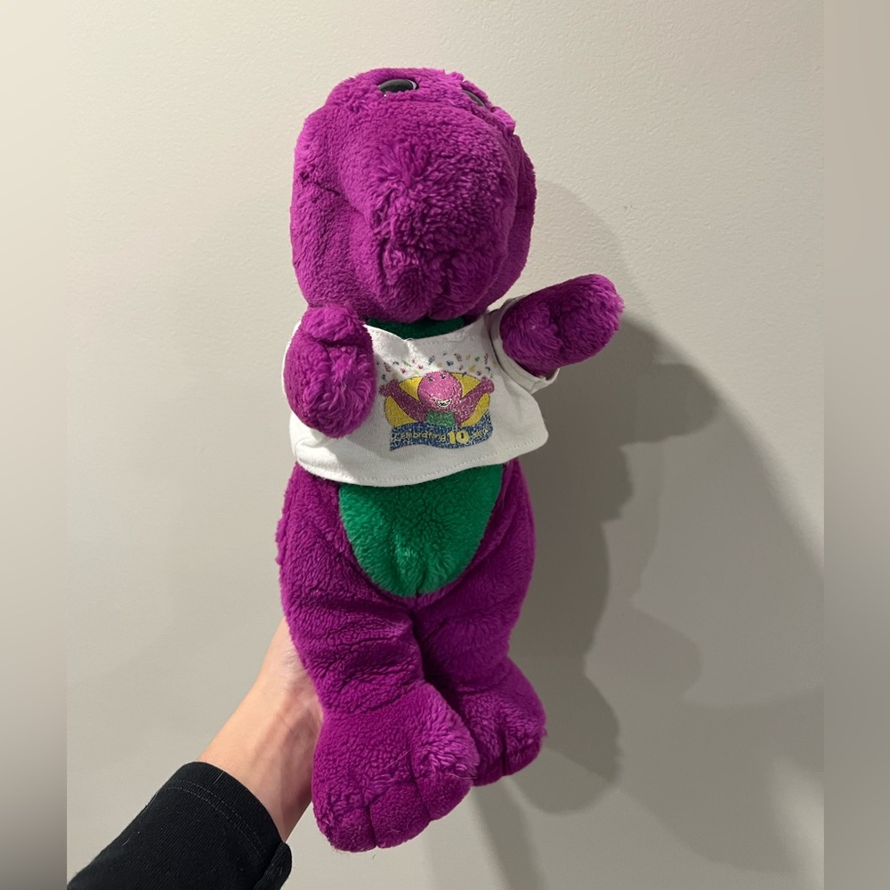 Barney Vintage Plush Celebrating 10 Years of Barney 90s